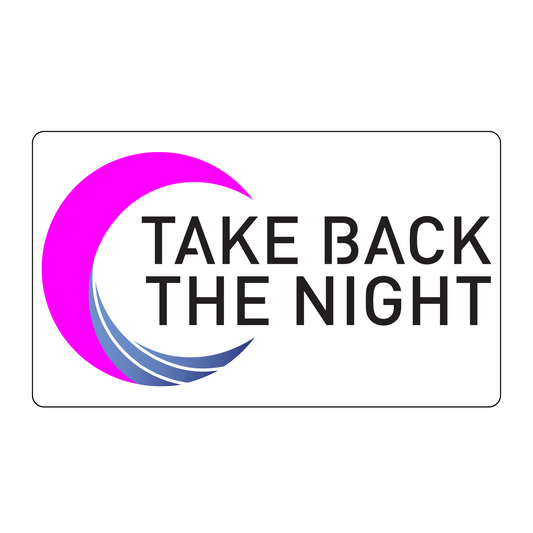 Take Back The Night Holographic Sticker