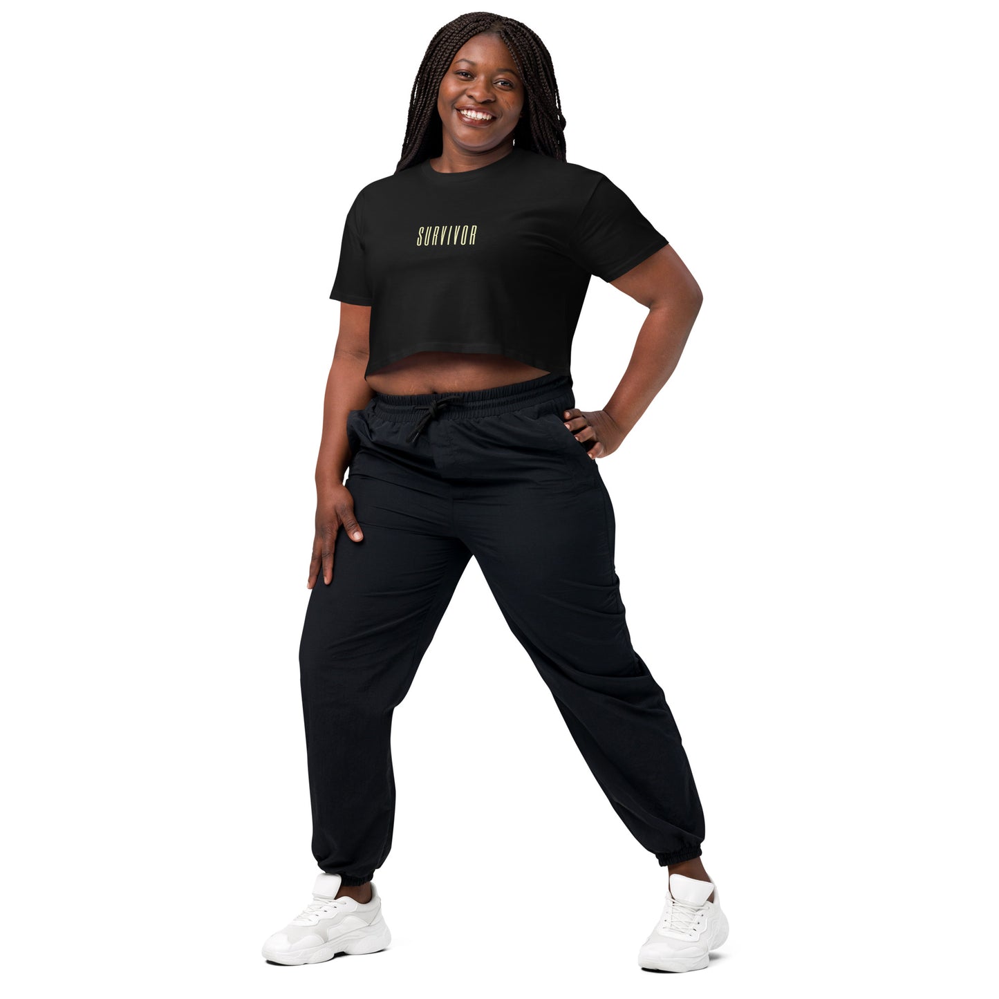 Survivor Crop Top - LIMITED EDITION WORD SERIES