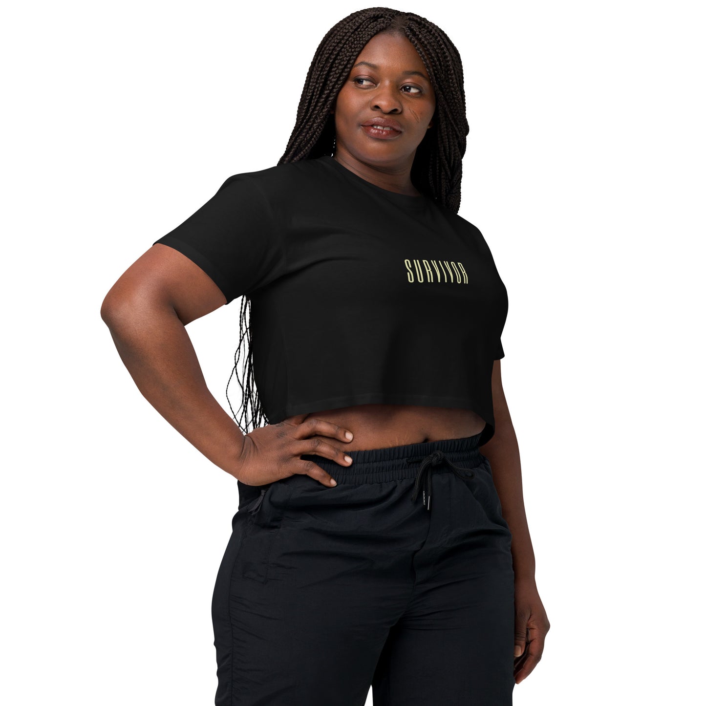 Survivor Crop Top - LIMITED EDITION WORD SERIES